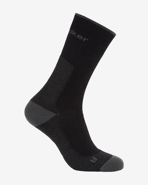 Calcetines Icebreaker Mer Hike+ Ultralight negro gris (2 pares)