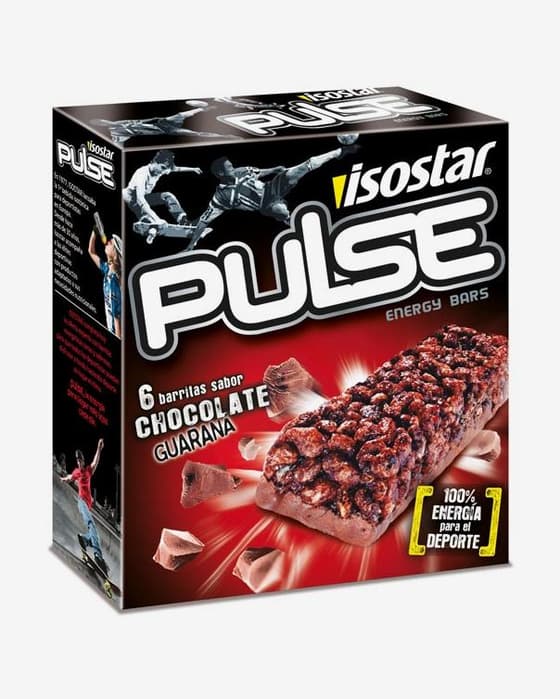 Barritas Isostar Pulse Guaraná chocolate 6x23 g