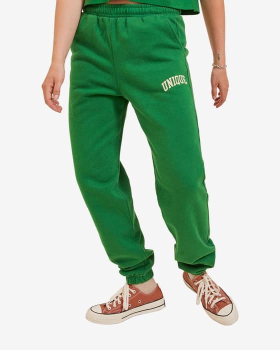 Pantalón largo Jack & Jones Soft verde mujer
