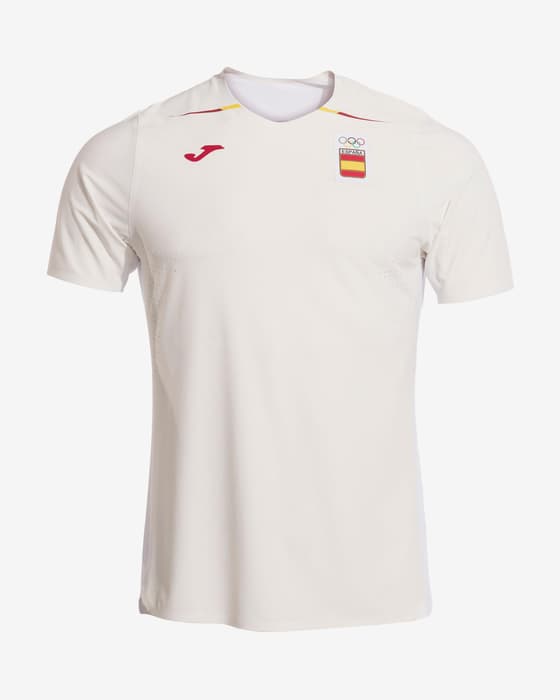 Camiseta Joma Juegos Olímpicos París 2024 manga corta blanco puro