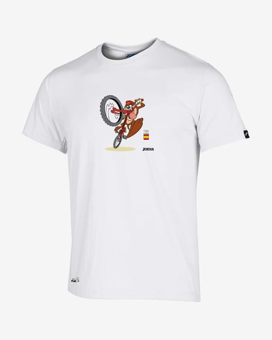 Camiseta Joma Looney Tunes B manga corta blanco absoluto