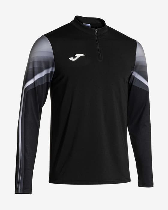 Sudadera Joma Elite XI Half Zip negro absoluto gris infantil