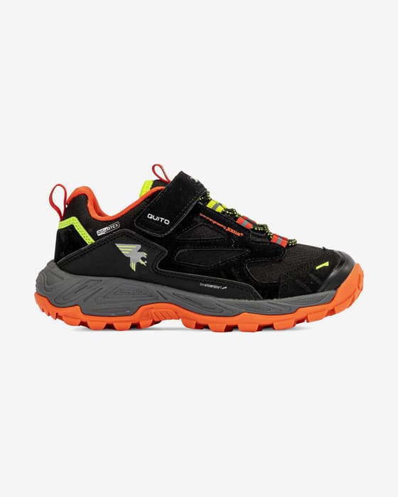 Zapatillas Joma Quito JR negro puro naranja infantil