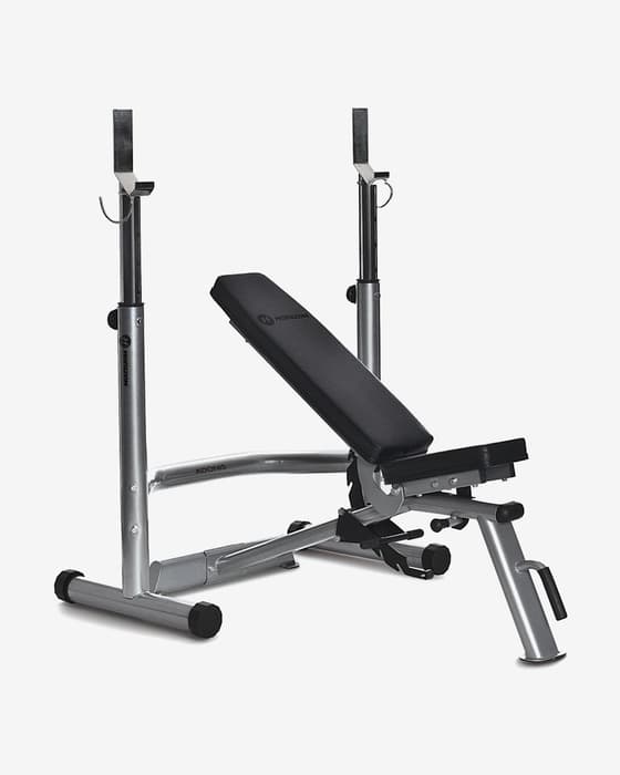 Banco de abdominales Horizon Adonis Plus con barra