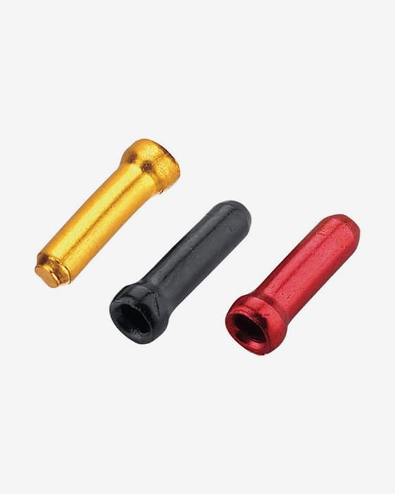 Terminal cable de cambio o freno Jagwire Blister oro negro rojo
