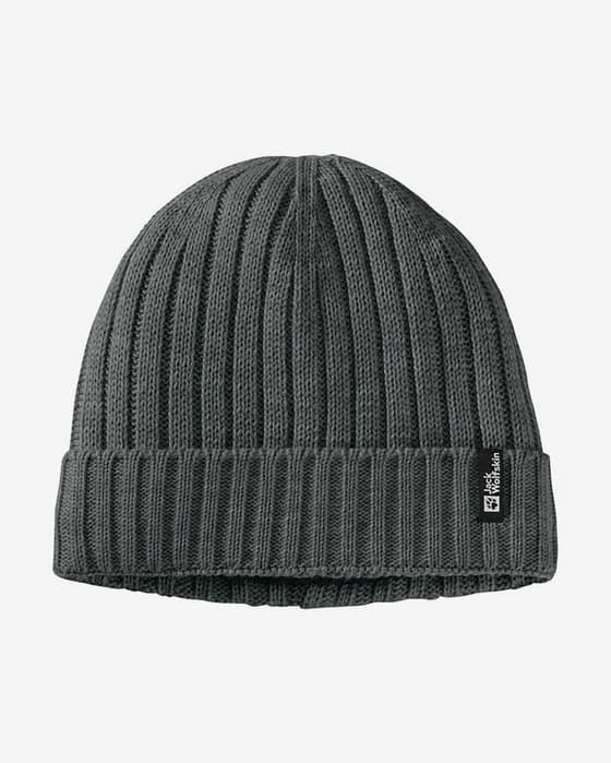 Berretto Jack Wolfskin Rib Knit verde