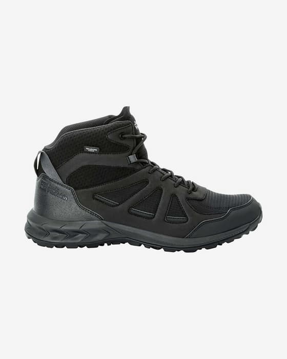 Botas Jack Wolfskin Woodland 2 Texapore Mid verde negro