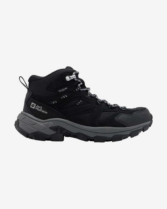 Botas Jack Wolfskin Vojo Tour Texapore Mid negro mujer