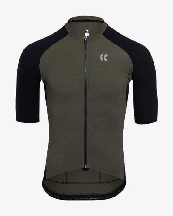 Maillot Kalas Passion Z4 manches courtes vert foncé noir
