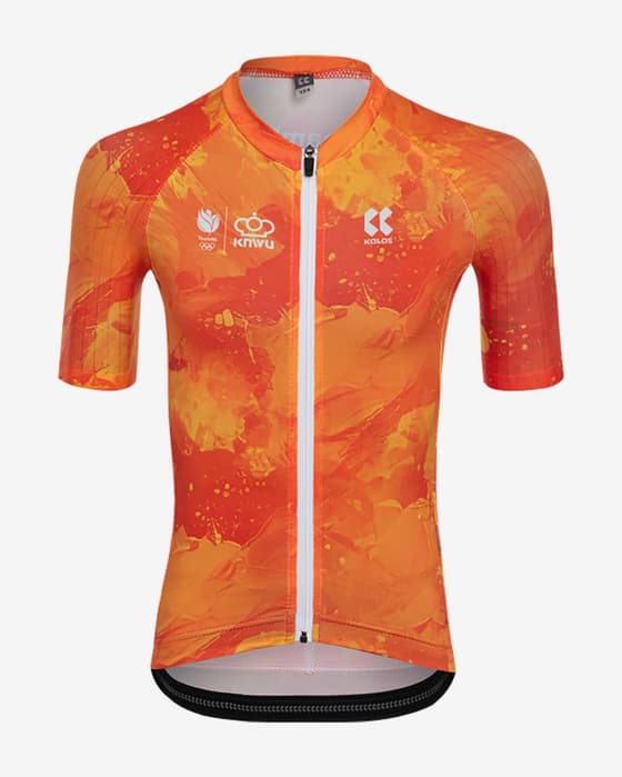 Maillot Kalas KNWU 2025 manches courtes orange