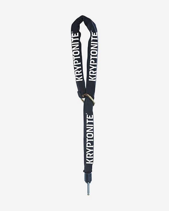 Cadena antirrobo Kryptonite Ringlock 6mmx negro mate blanco