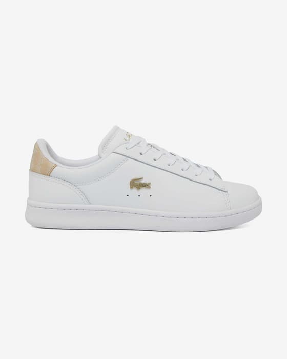 Zapatillas Lacoste Carnaby Set Monogram blanco beige mujer