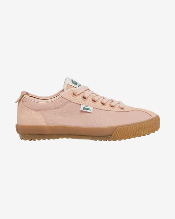 Zapatillas Lacoste Backslam rosa marrón mujer