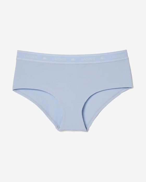 Braga Lacoste Stripe Logo azul claro