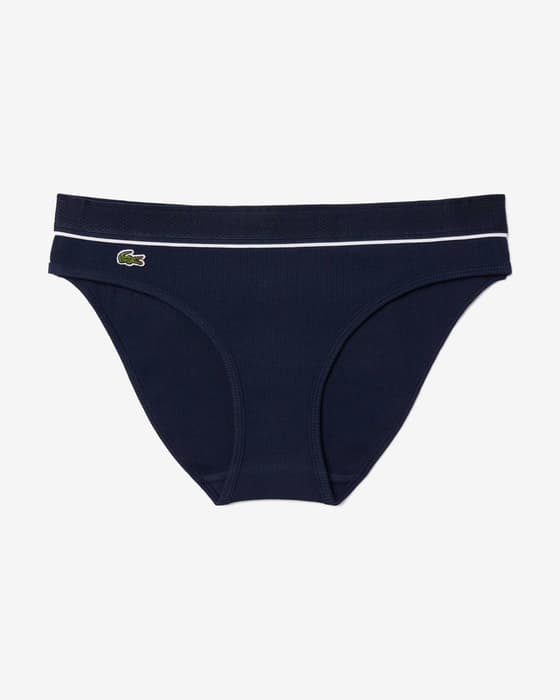 Braga Lacoste Canale Crocodile azul marino