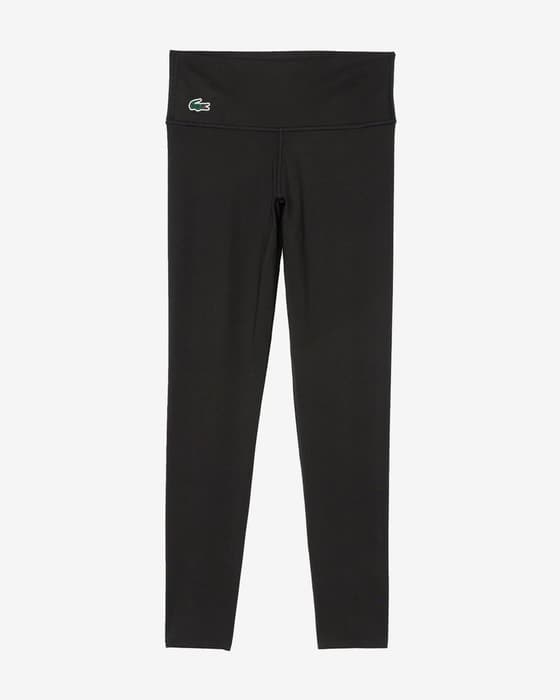 Malla larga Lacoste Sport Crocodile negro puro mujer