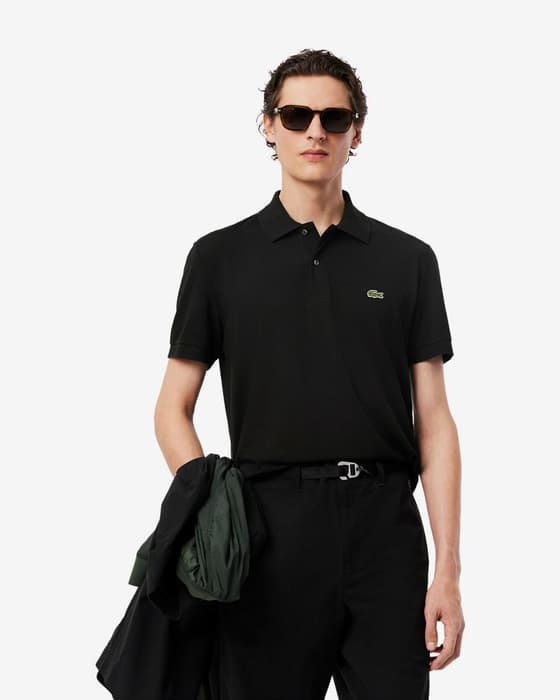 Lacoste Classic Fit L.12.12 LIGHT Poloshirt pechschwarz