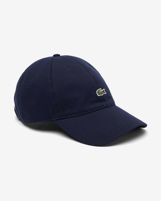 Boné Lacoste Crocodile Small azul marinho