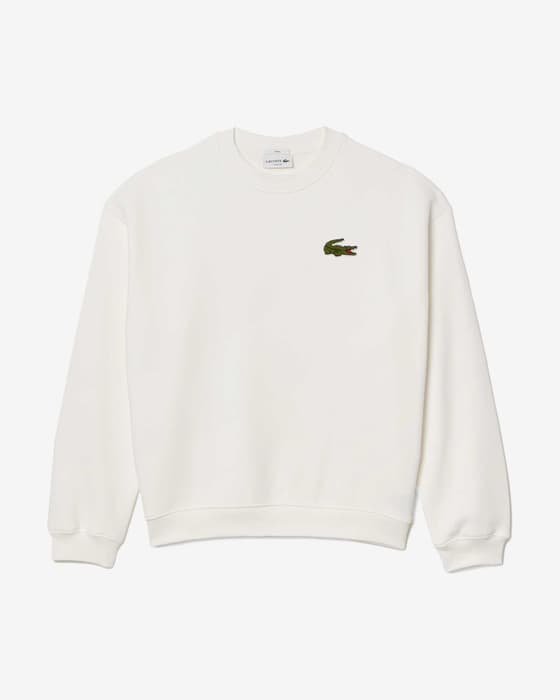 Sweatshirt Lacoste Logo Crew branco puro
