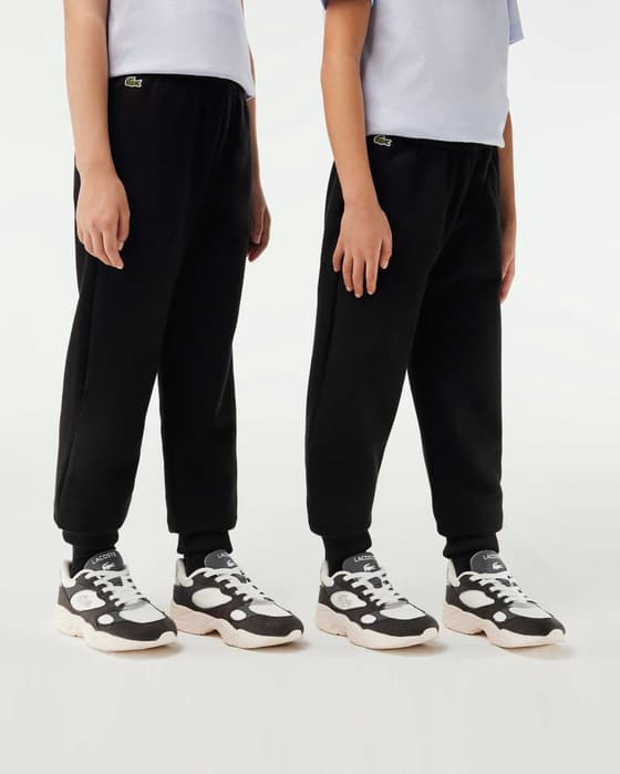 Pantalón largo Lacoste Color Block negro puro infantil
