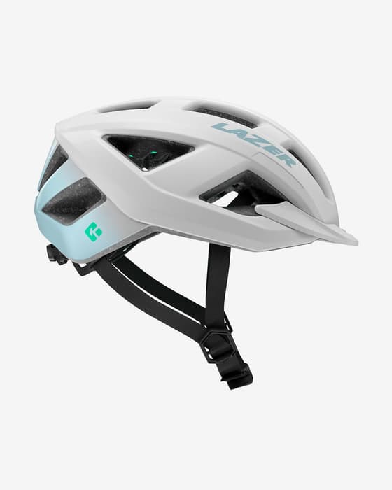 Casco Lazer Cerro KinetiCore blanco puro azul