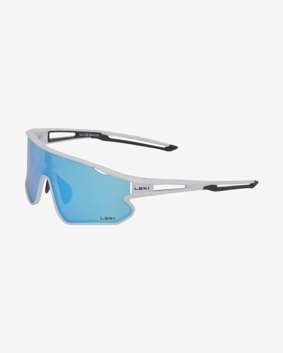 Gafas Leki Spectra blanco negro con lentes de policarbonato azul
