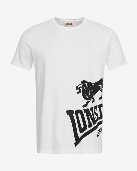 Lonsdale Dereham short sleeve T-shirt white black