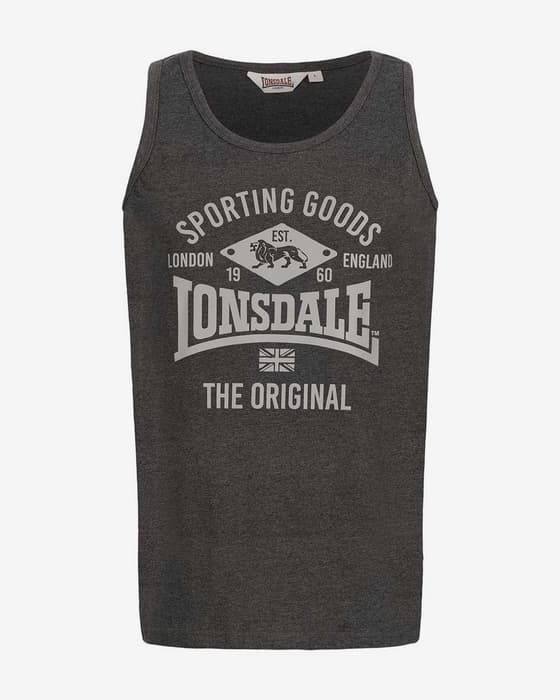 Camiseta Lonsdale Pilton tirantes gris 