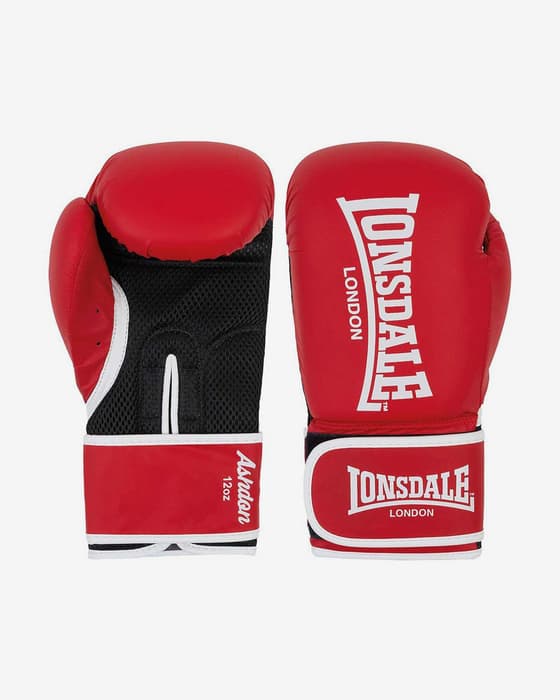 Guantes Lonsdale Ashdon rojo blanco