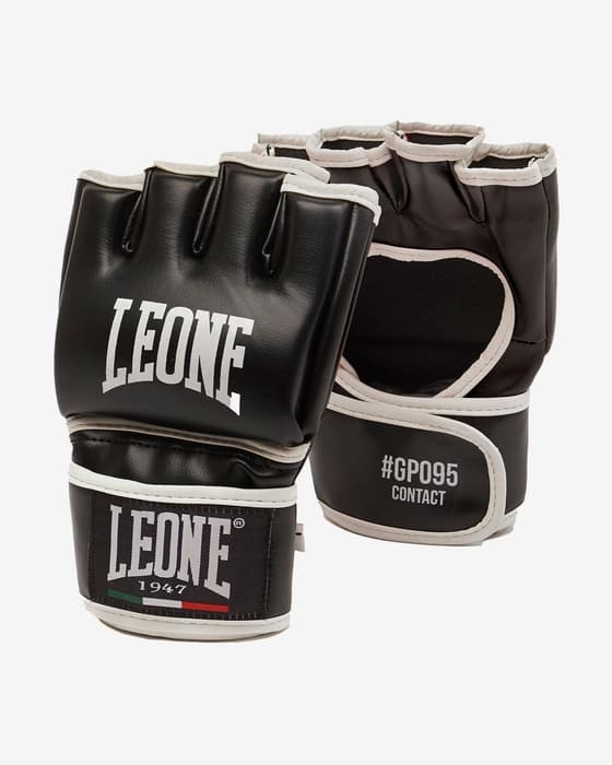 Guantes Leone 1947 MMA Contact negro blanco