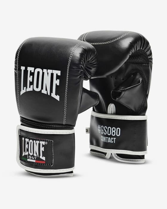 Guantes Leone 1947 Contact negro blanco