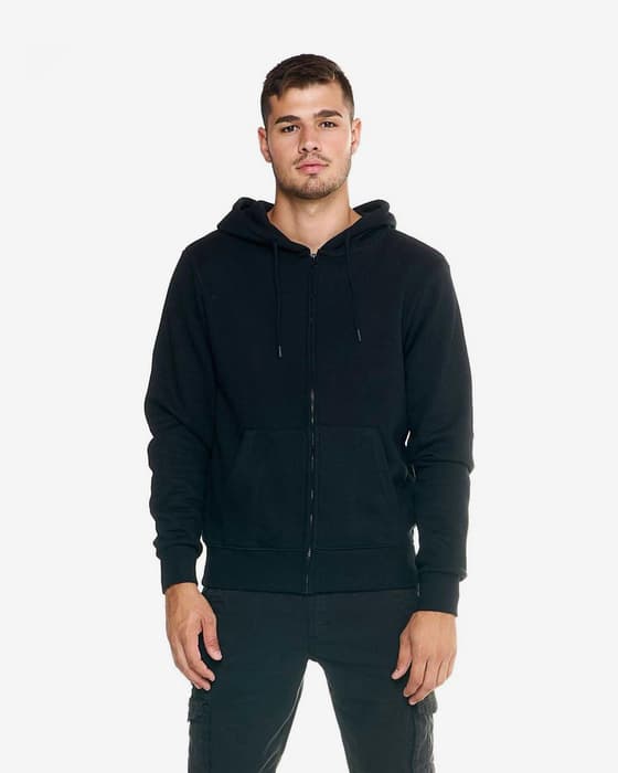 Sudadera con capucha Leone 1947 Urban Full Zip negro