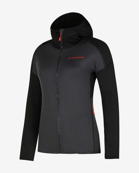 Sudadera con capucha La Sportiva Upendo gris oscuro negro mujer