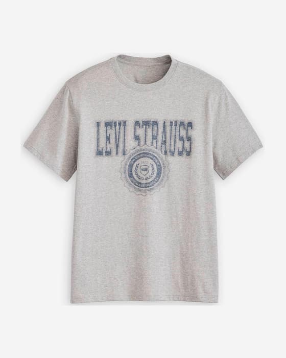 Camiseta Levi's Relaxed Fit manga corta gris claro