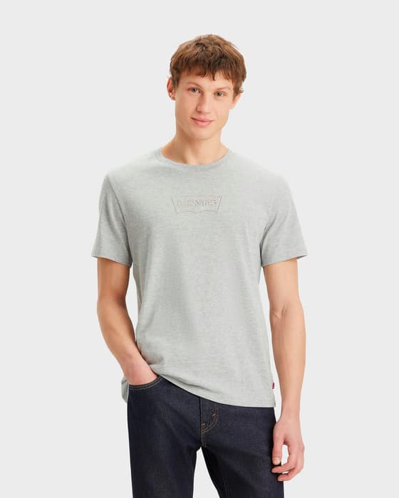 Camiseta Levi's Graphic Crewneck manga corta gris granito