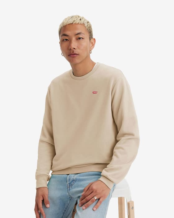 Sudadera Levi's New Original Crew beige