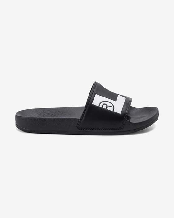 Chanclas Levi's June negro blanco