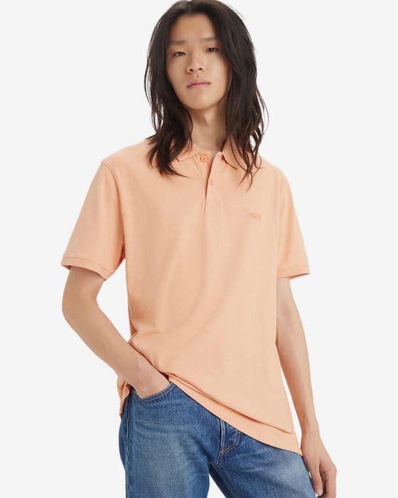 Polo Levi's Slim Hosemark manga corta naranja