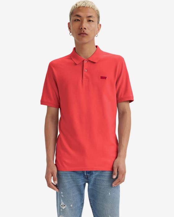 Polo Levi's Slim Hosemark manga corta rojo