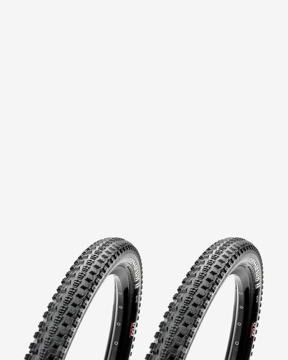 Pack cubierta de MTB Maxxis Crossmark II EXO 29" Tubeless Ready plegable negro-29x2.10 (2 unidades)