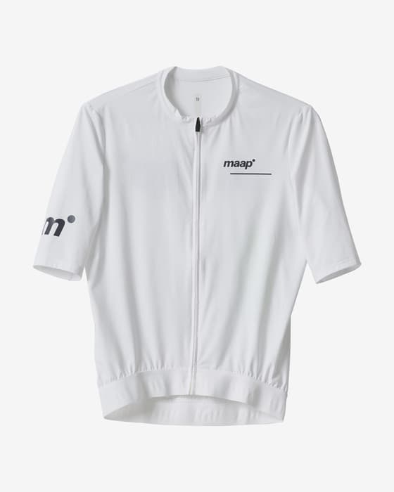 Maillot MAAP Training manga corta blanco gris oscuro