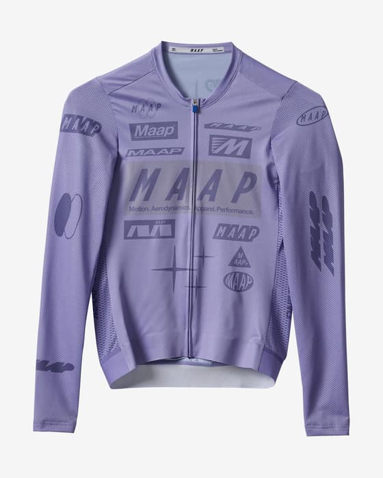 Maillot MAAP Drome Pro Air 3.0 manches longues violet