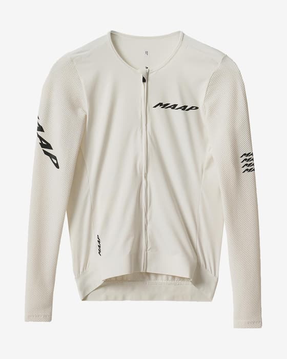 Maillot MAAP Emerge manches longues blanc vapeur