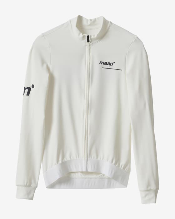 Maillot MAAP Training Thermal manga larga blanco brillante mujer