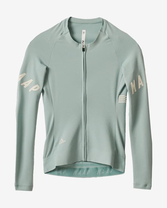 Maillot MAAP Aeon manga larga verde pálido mujer