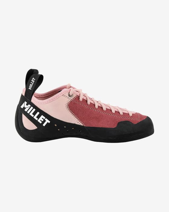 Pies de gato Millet Rock Up EVO rosa rojo negro mujer