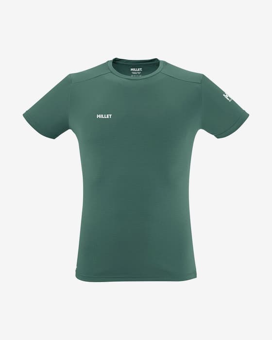 Camiseta Millet Fusion manga corta verde ópalo