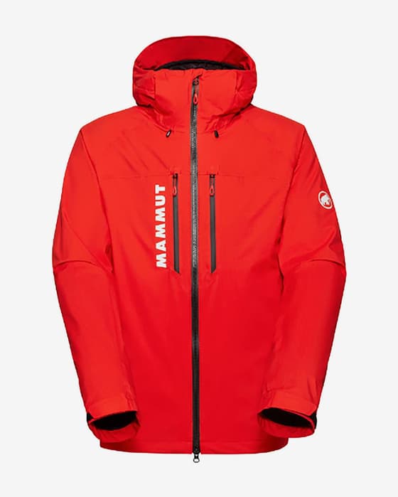 Chaqueta con capucha Mammut Freeflight HS Thermo rojo