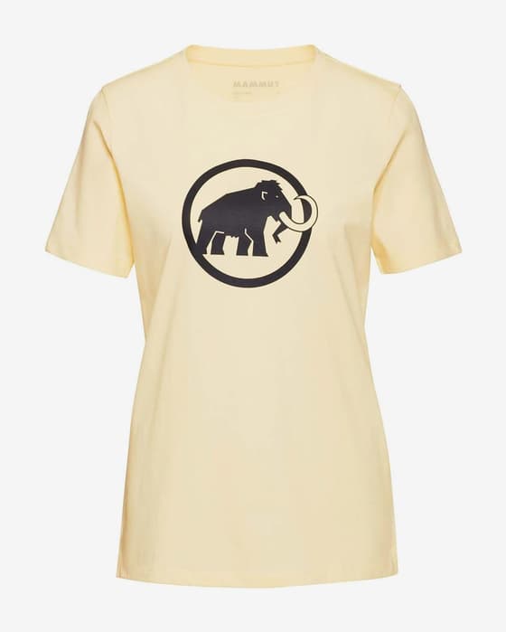Mammut Core Classic T-shirt short sleeve off-white yellow Women