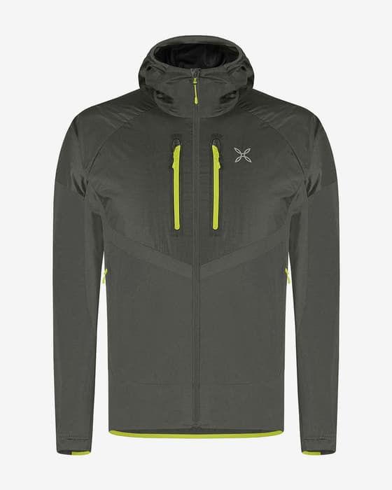 Chaqueta con capucha Montura Spitze Hybrid negro intenso